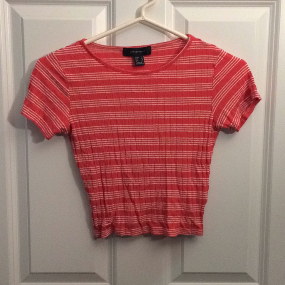 stripped crop top